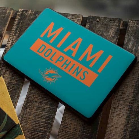 NFL Miami Dolphins Teal Performance Series Google Pixelbook Go Skin